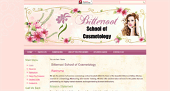 Desktop Screenshot of bitterrootschoolofcosmetology.com